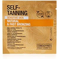 Comodynes - Toallitas Autobronceadoras Faciales y Corporales - Sensitive - Para Pieles Sensibles - 100% algodón - 8 uds